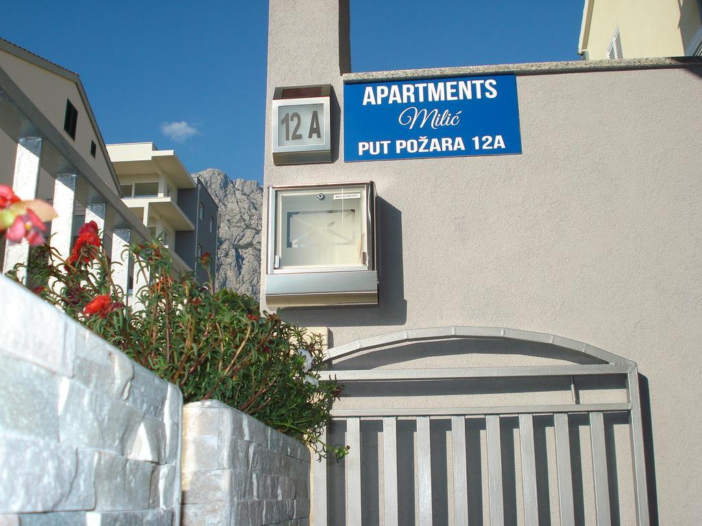Milic Apartments Μακάρσκα Εξωτερικό φωτογραφία